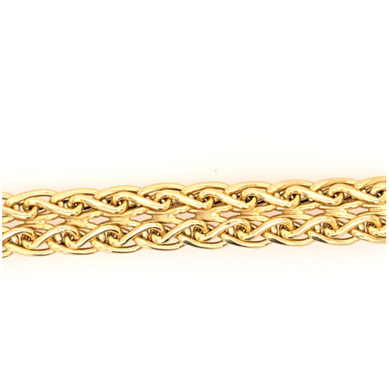Pre Owned 18ct Fancy Bracelet ZX43 Pre Owned 18ct Fancy Bracelet ZX43